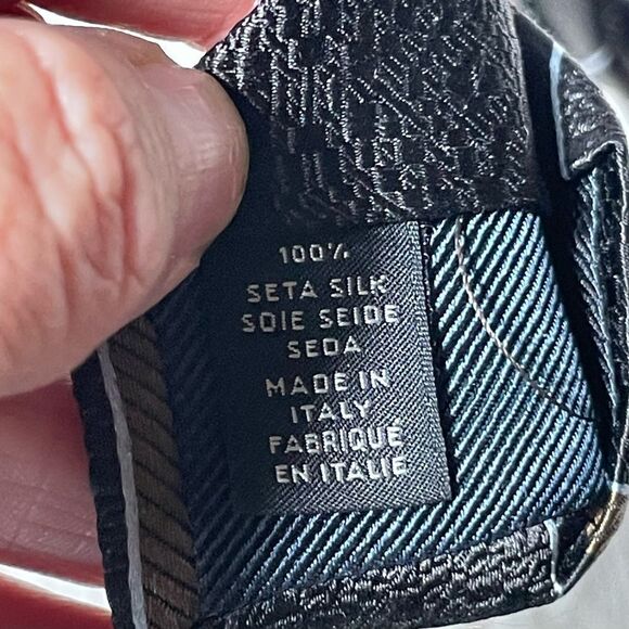 Ermenegildo Zegna seta silk tie - Picture 6 of 7